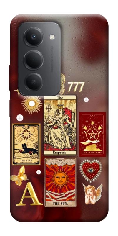 Чехол itsPrint Red aethtetic для Xiaomi Redmi 15 4G (Global) / 5G, таро, купить оптом с доставкой