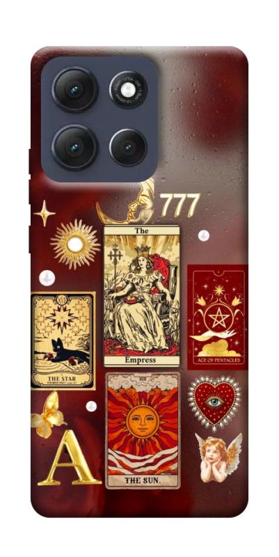 Чехол itsPrint Red aethtetic для Motorola Moto G86 Power, таро, купить оптом с доставкой