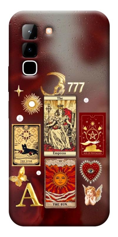 Чехол itsPrint Red aethtetic для Infinix Hot 70, таро, купить оптом с доставкой