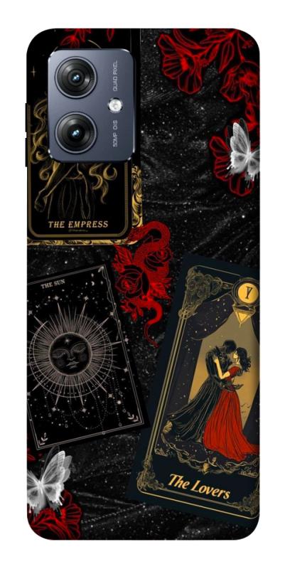 Чехол itsPrint The lovers для Motorola Moto G54, таро, купить оптом с доставкой