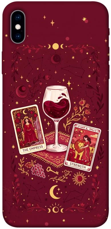 Чехол itsPrint Wine card для Apple iPhone XS Max (6.5"), таро, купить оптом с доставкой