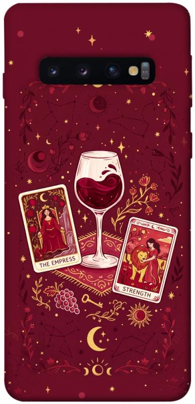 Чохол itsPrint Wine card для Samsung Galaxy S10, таро, купити оптом з доставкою