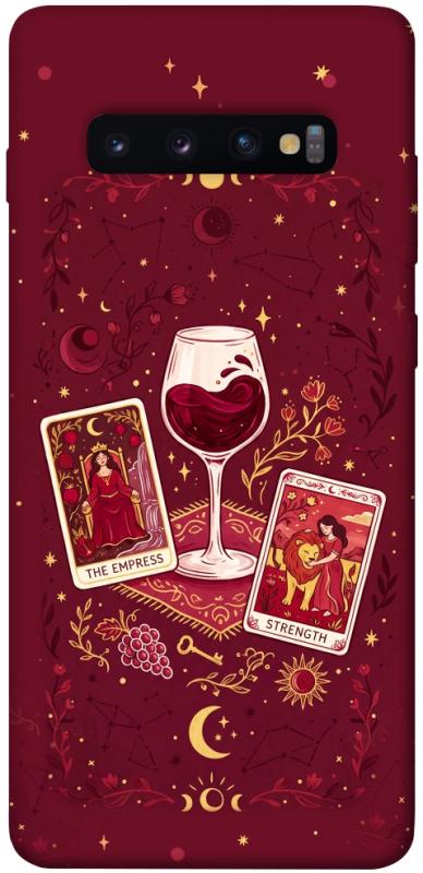 Чохол itsPrint Wine card для Samsung Galaxy S10+, таро, купити оптом з доставкою