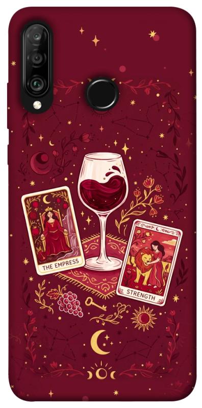 Чохол itsPrint Wine card для Huawei P30 lite, таро, купити оптом з доставкою