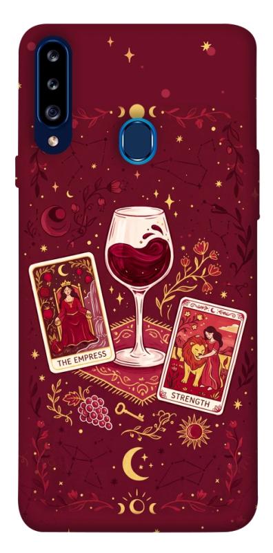 Чехол itsPrint Wine card для Samsung Galaxy A20s, таро, купить оптом с доставкой