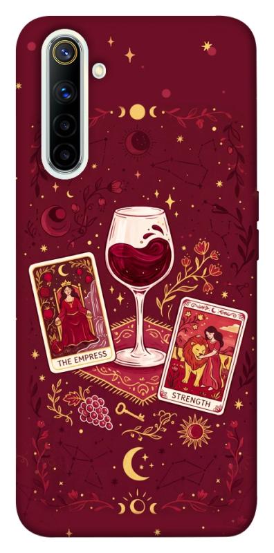 Чехол itsPrint Wine card для Realme 6, таро, купить оптом с доставкой