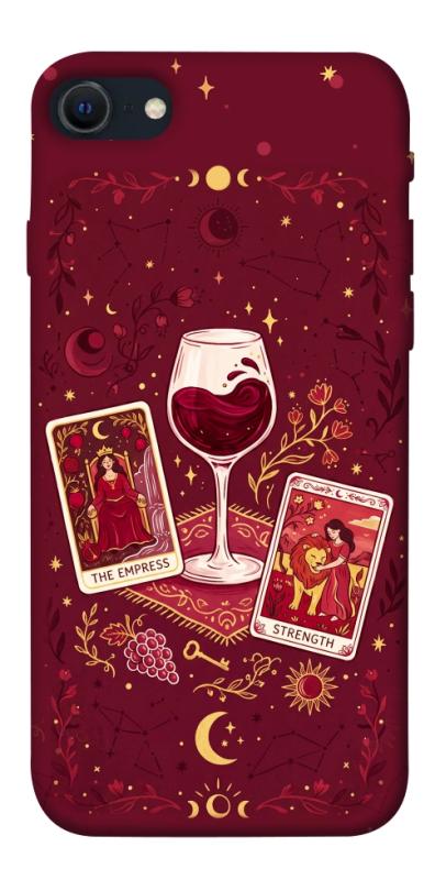 Чехол itsPrint Wine card для Apple iPhone SE (2020), таро, купить оптом с доставкой