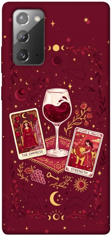 Чохол itsPrint Wine card для Samsung Galaxy Note 20, таро, купити оптом з доставкою