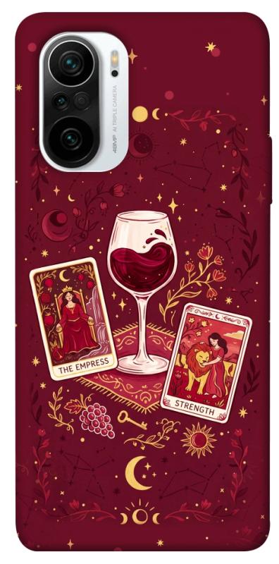 Чохол itsPrint Wine card для Xiaomi Redmi K40 / K40 Pro / K40 Pro+ / Poco F3, таро, купити оптом з доставкою