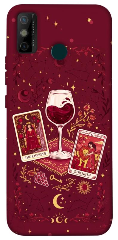 Чехол itsPrint Wine card для TECNO Spark 6 Go, таро, купить оптом с доставкой