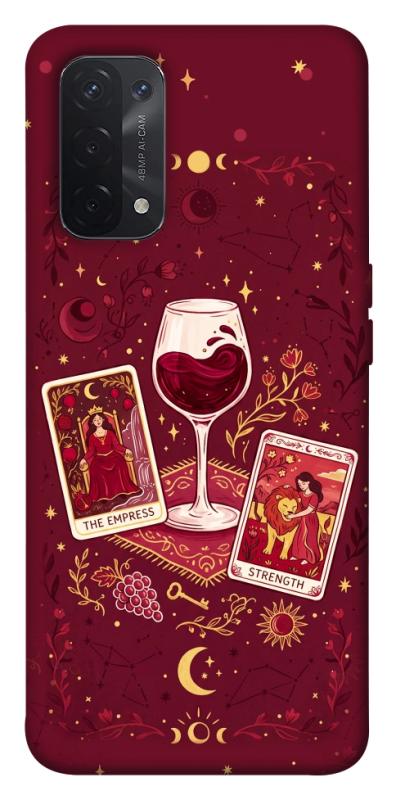 Чохол itsPrint Wine card для Oppo A54 4G, таро, купити оптом з доставкою