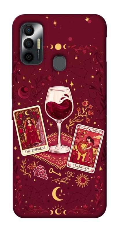 Чехол itsPrint Wine card для TECNO Spark 7, таро, купить оптом с доставкой