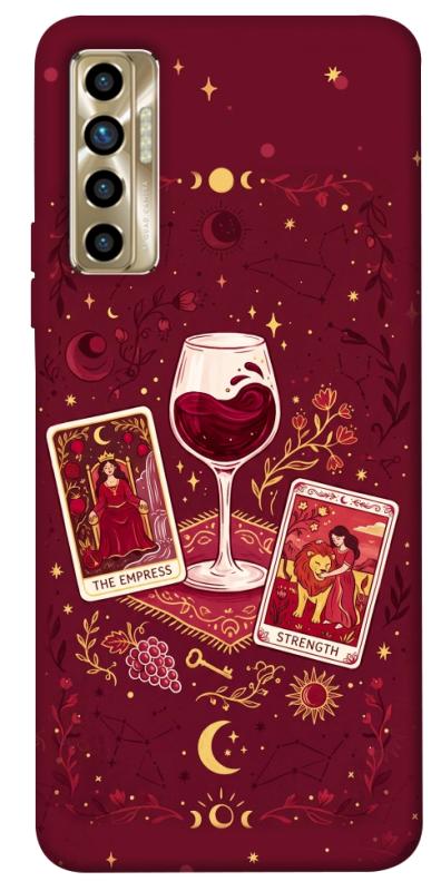 Чехол itsPrint Wine card для TECNO Camon 17P, таро, купить оптом с доставкой