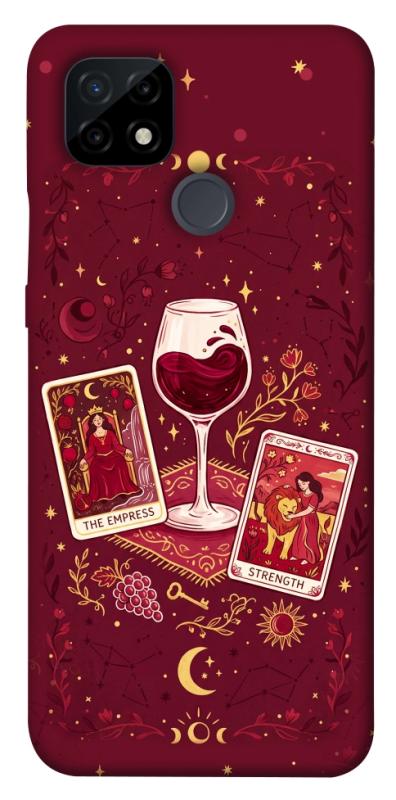 Чехол itsPrint Wine card для Realme C21, таро, купить оптом с доставкой