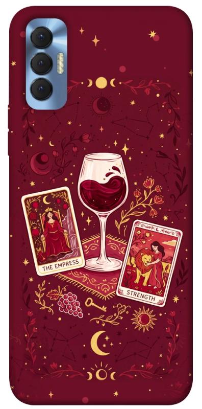Чохол itsPrint Wine card для TECNO Spark 8P, таро, купити оптом з доставкою