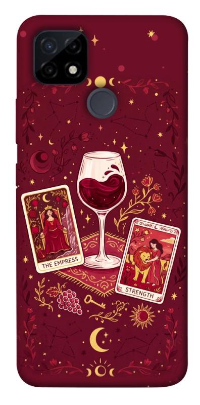 Чохол itsPrint Wine card для Realme C12, таро, купити оптом з доставкою