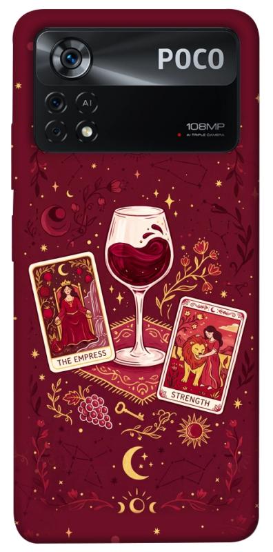 Чехол itsPrint Wine card для Xiaomi Poco X4 Pro 5G, таро, купить оптом с доставкой