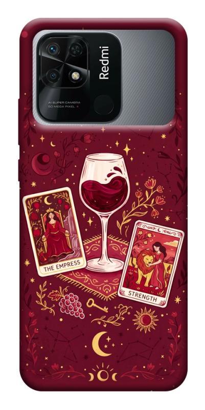 Чохол itsPrint Wine card для Xiaomi Redmi 10C, таро, купити оптом з доставкою