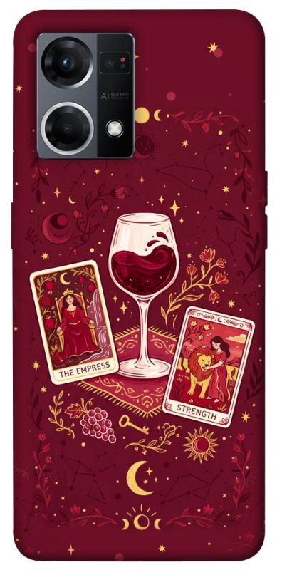 Чехол itsPrint Wine card для Oppo Reno 7 4G, таро, купить оптом с доставкой