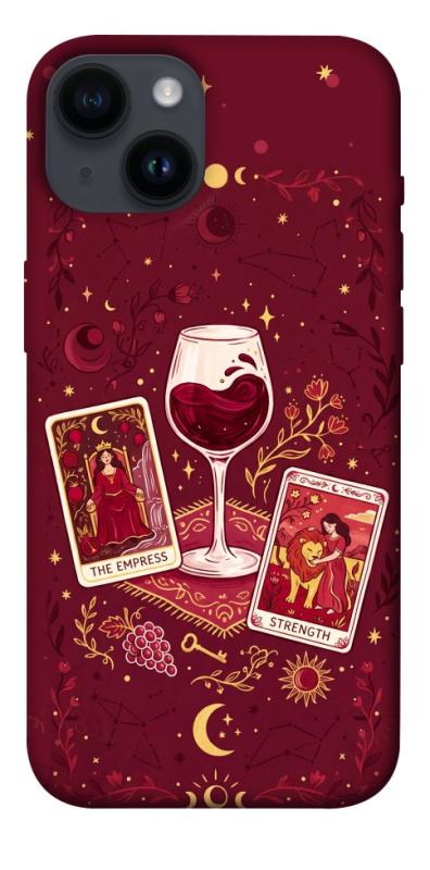 Чехол itsPrint Wine card для Apple iPhone 14 (6.1"), таро, купить оптом с доставкой