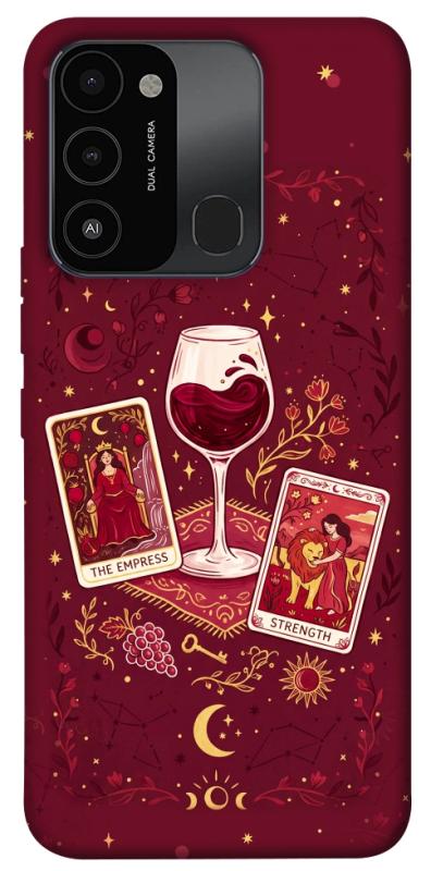 Чехол itsPrint Wine card для TECNO Spark 8C, таро, купить оптом с доставкой