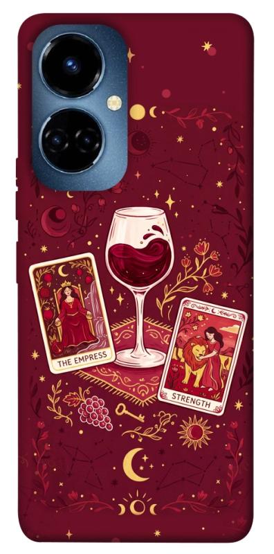 Чехол itsPrint Wine card для TECNO Camon 19 (CI6n) / 19 Pro (CI8n), таро, купить оптом с доставкой