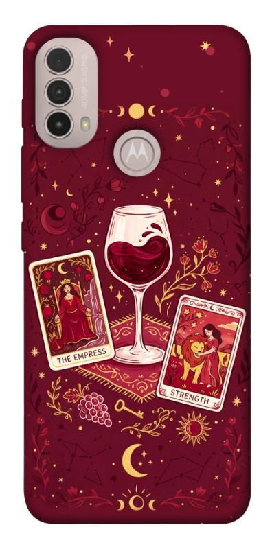 Чехол itsPrint Wine card для Motorola Moto E40, таро, купить оптом с доставкой
