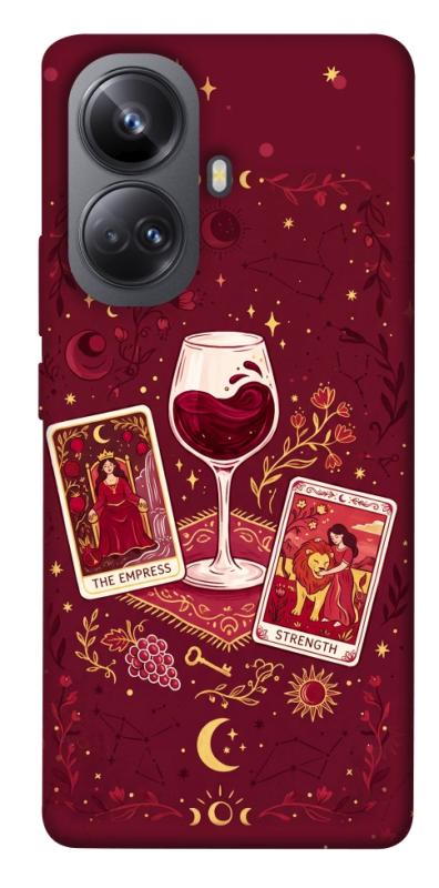 Чехол itsPrint Wine card для Realme 10 Pro+, таро, купить оптом с доставкой