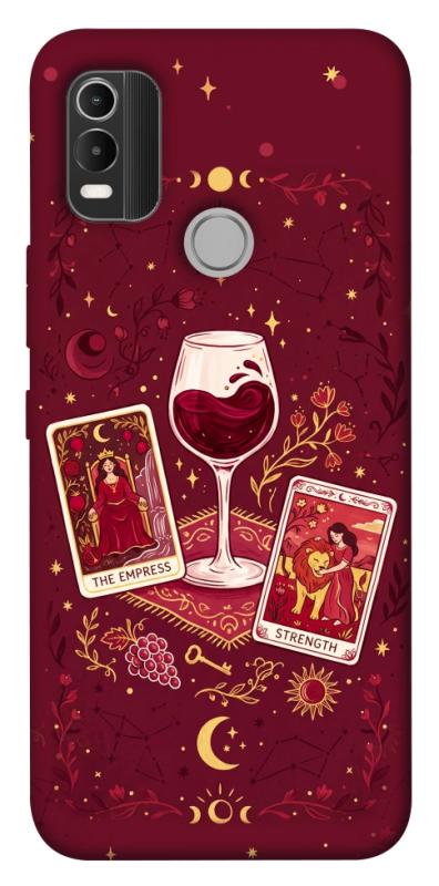 Чехол itsPrint Wine card для Nokia C21 Plus, таро, купить оптом с доставкой