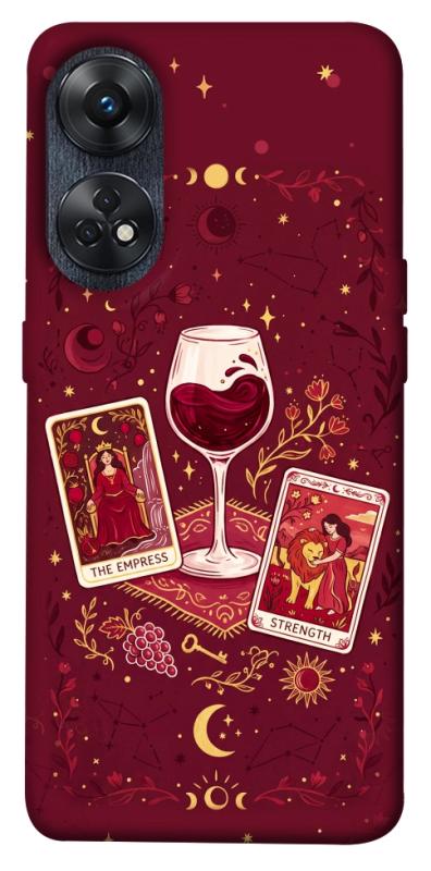 Чохол itsPrint Wine card для Oppo Reno 8 T 4G, таро, купити оптом з доставкою