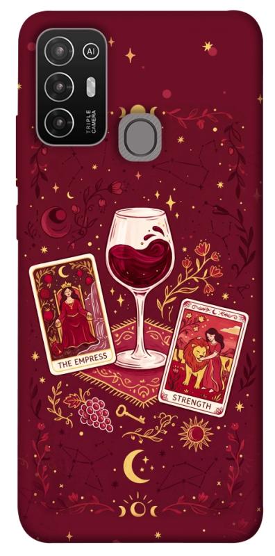 Чохол itsPrint Wine card для ZTE Blade A52, таро, купити оптом з доставкою