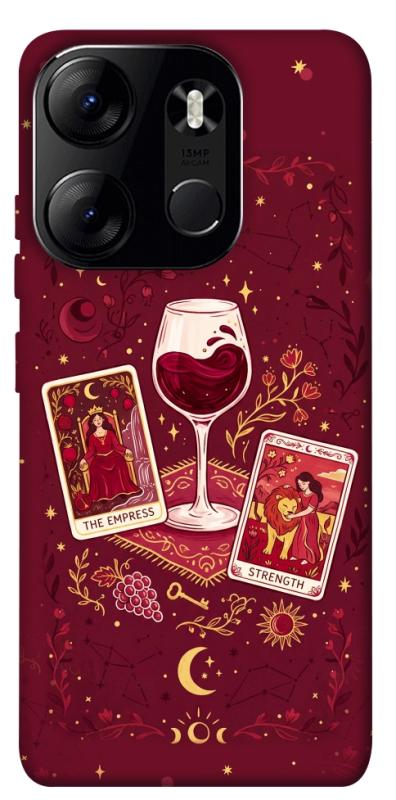 Чохол itsPrint Wine card для Tecno Spark Go 2023, таро, купити оптом з доставкою