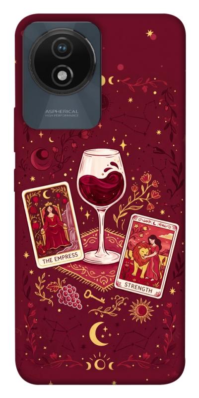 Чохол itsPrint Wine card для Vivo Y02, таро, купити оптом з доставкою