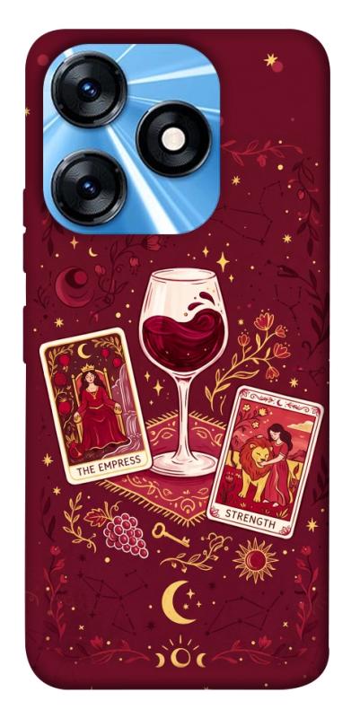 Чехол itsPrint Wine card для TECNO Spark 10 Pro, таро, купить оптом с доставкой