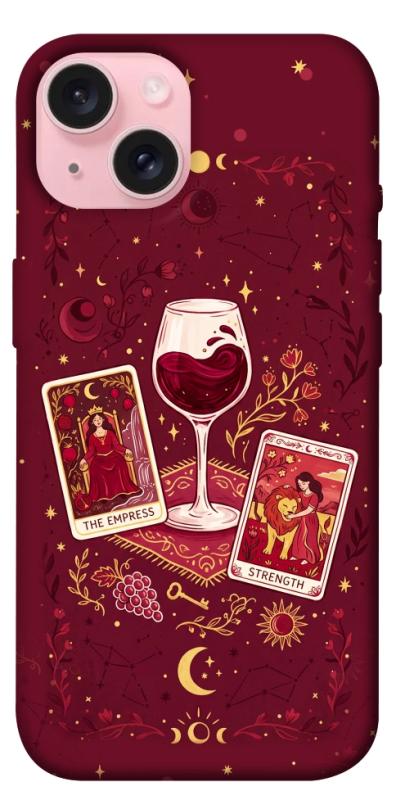 Чохол itsPrint Wine card для Apple iPhone 15 (6.1"), таро, купити оптом з доставкою