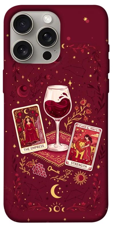 Чохол itsPrint Wine card для Apple iPhone 15 Pro Max (6.7"), таро, купити оптом з доставкою