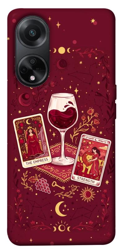 Чехол itsPrint Wine card для Oppo A58 4G, таро, купить оптом с доставкой