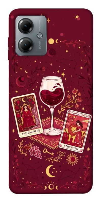 Чехол itsPrint Wine card для Motorola Moto G14, таро, купить оптом с доставкой