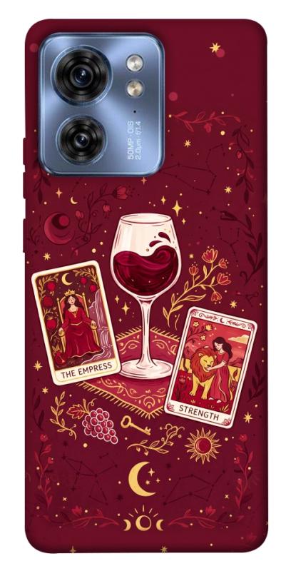 Чехол itsPrint Wine card для Motorola Edge 40, таро, купить оптом с доставкой