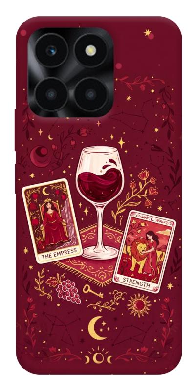 Чехол itsPrint Wine card для Huawei Honor X6a, таро, купить оптом с доставкой
