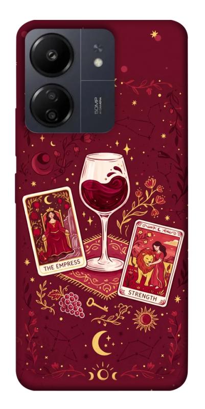 Чохол itsPrint Wine card для Xiaomi Redmi 13C, таро, купити оптом з доставкою