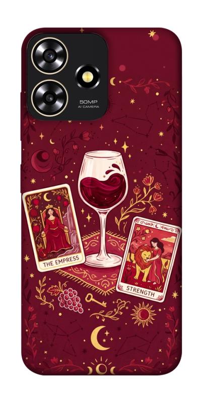 Чохол itsPrint Wine card для ZTE Blade A73 4G, таро, купити оптом з доставкою