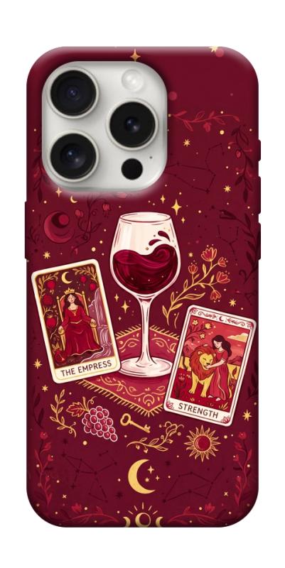 Чохол itsPrint Wine card для Apple iPhone 16 Pro (6.3"), таро, купити оптом з доставкою