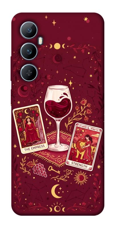 Чехол itsPrint Wine card для Realme C65 4G, таро, купить оптом с доставкой