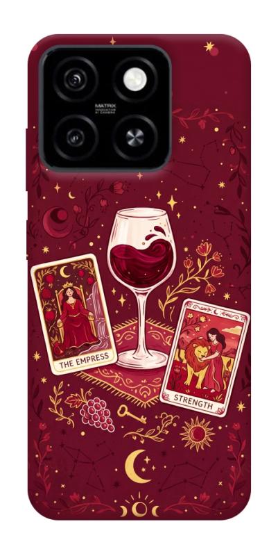 Чехол itsPrint Wine card для ZTE Blade A55 4G, таро, купить оптом с доставкой