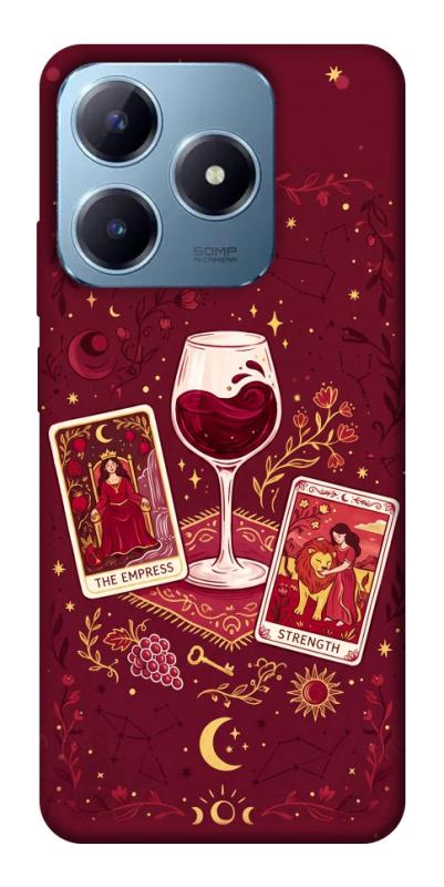 Чехол itsPrint Wine card для Realme C63 4G, таро, купить оптом с доставкой