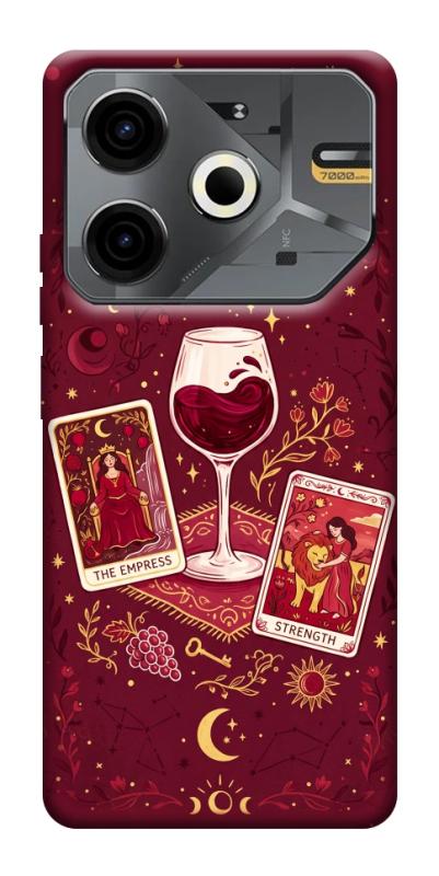 Чехол itsPrint Wine card для TECNO Pova 6 Neo (LI6), таро, купить оптом с доставкой