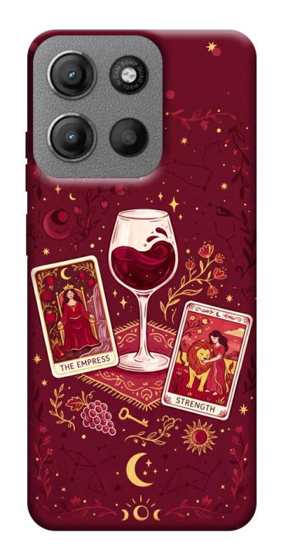 Чехол itsPrint Wine card для Motorola Moto G15 4G, таро, купить оптом с доставкой