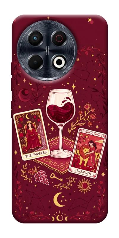 Чехол itsPrint Wine card для TECNO Spark 30 Pro (KL7), таро, купить оптом с доставкой