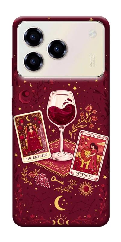 Чехол itsPrint Wine card для ZTE Blade A76, таро, купить оптом с доставкой